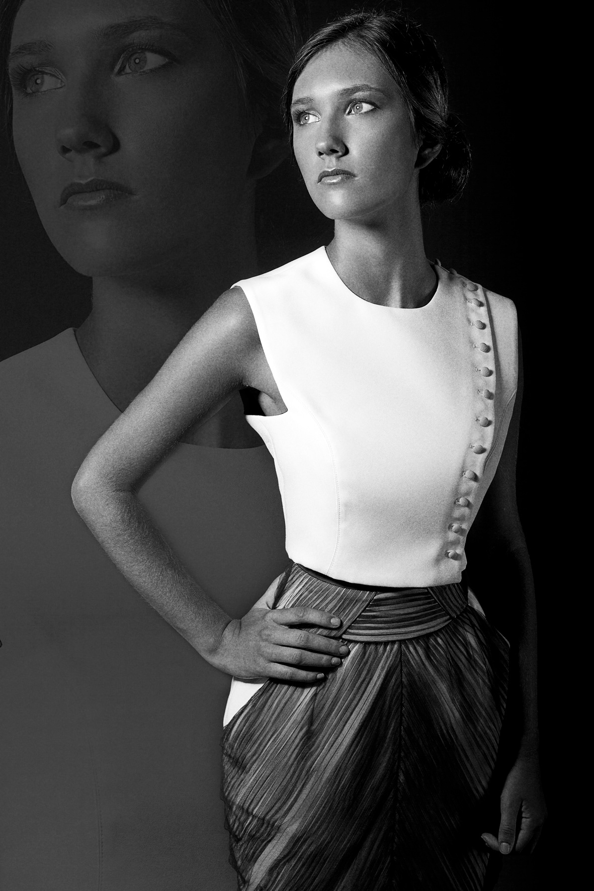 Fashion editorial photography — Beatriz de la Cámara, by Esther Delgado, Barcelona fashion photographer