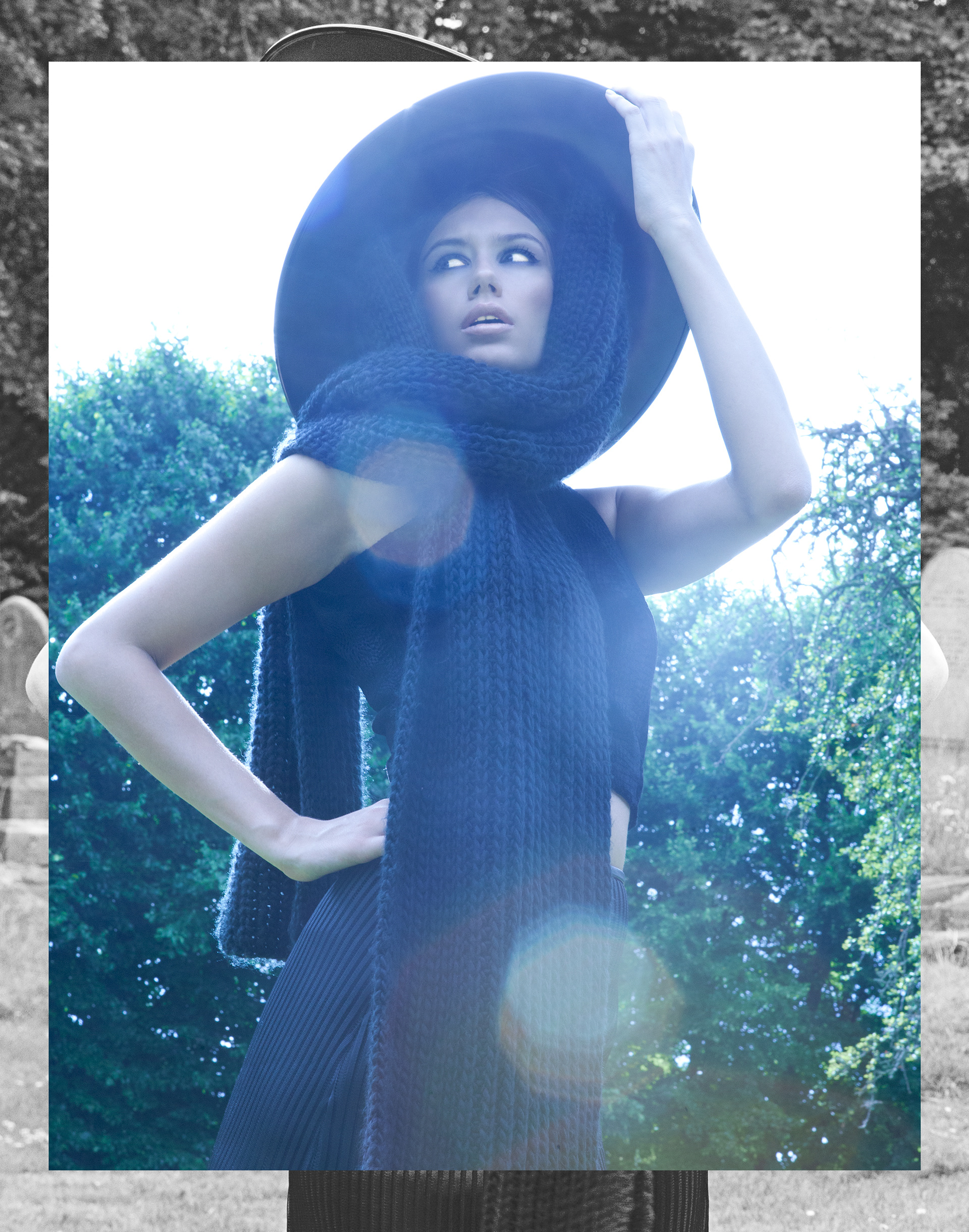 Fashion editorial photography — Black Widow for Spend In Magazine, by Esther Delgado, Barcelona fashion photographer
