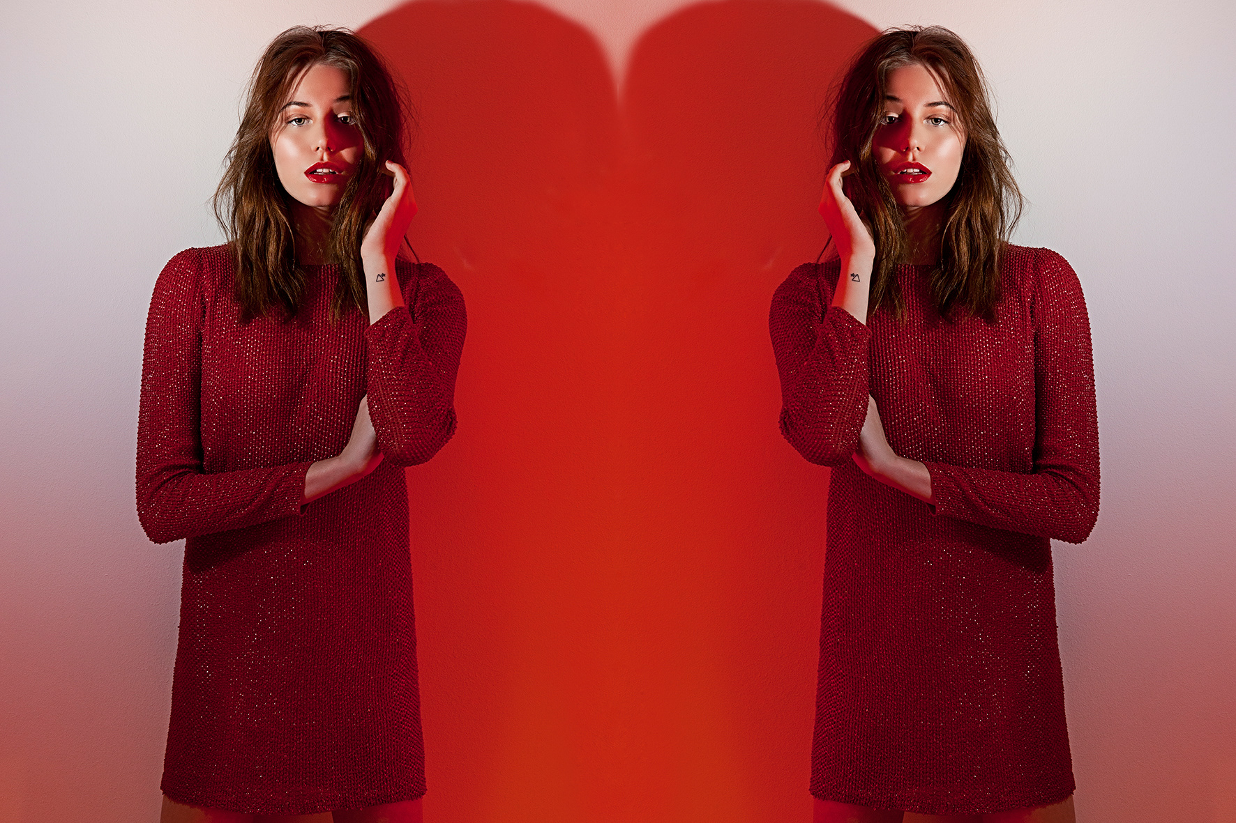 Fashion editorial photography — F***ing Valentine for Hacid Magazine, by Esther Delgado, Barcelona fashion photographer