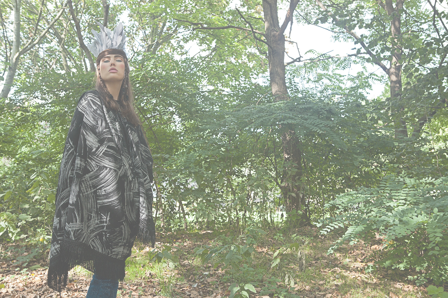 Fashion editorial photography — Into The Woods for Elegant Magazine, by Esther Delgado, Barcelona fashion photographer