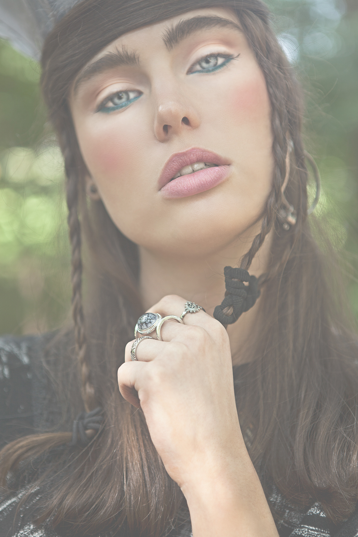 Fashion editorial photography — Into The Woods for Elegant Magazine, by Esther Delgado, Barcelona fashion photographer