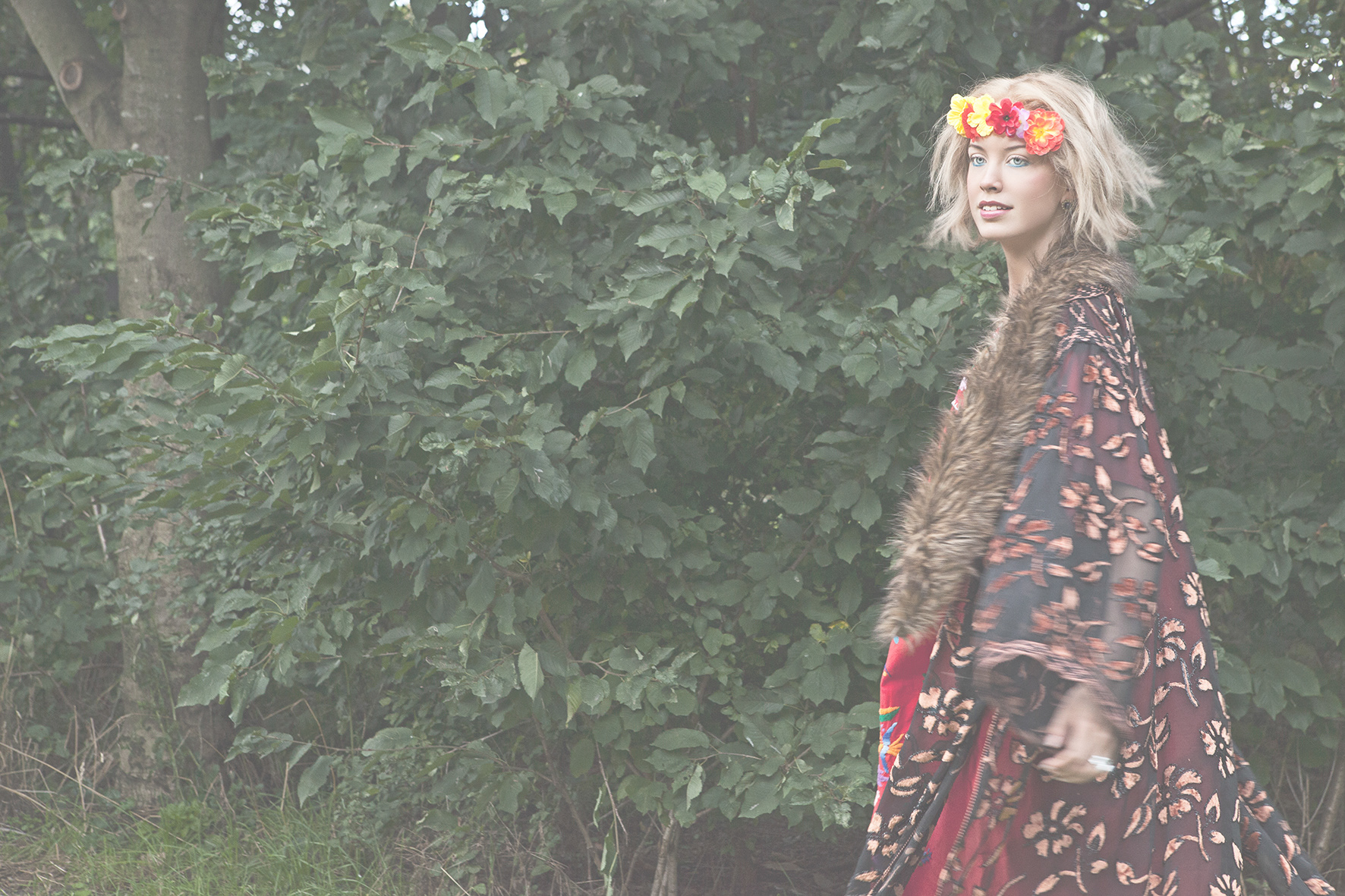 Fashion editorial photography — Into The Woods for Elegant Magazine, by Esther Delgado, Barcelona fashion photographer