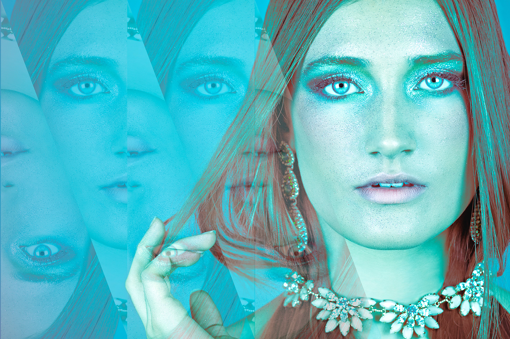 Fashion editorial photography — Kaleidoscope for Müsh! Magazine, by Esther Delgado, Barcelona fashion photographer