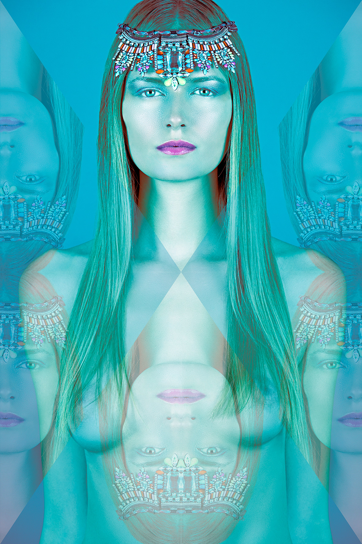 Fashion editorial photography — Kaleidoscope for Müsh! Magazine, by Esther Delgado, Barcelona fashion photographer