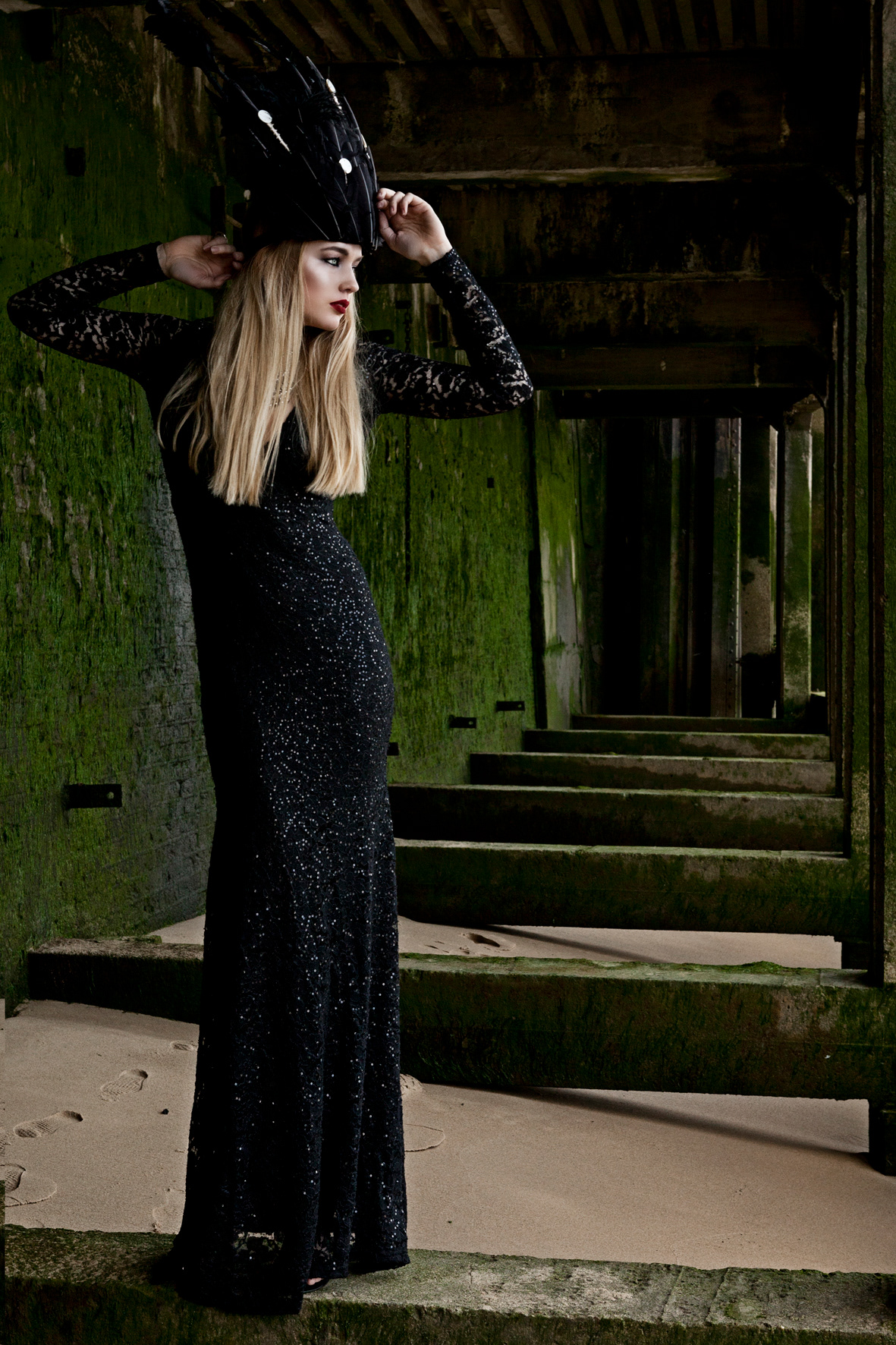 Fashion editorial photography — Queen of Ravens for Just Magazine, by Esther Delgado, Barcelona fashion photographer